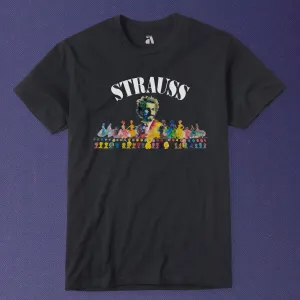 Johann Strauss: Illustrated T-Shirt
