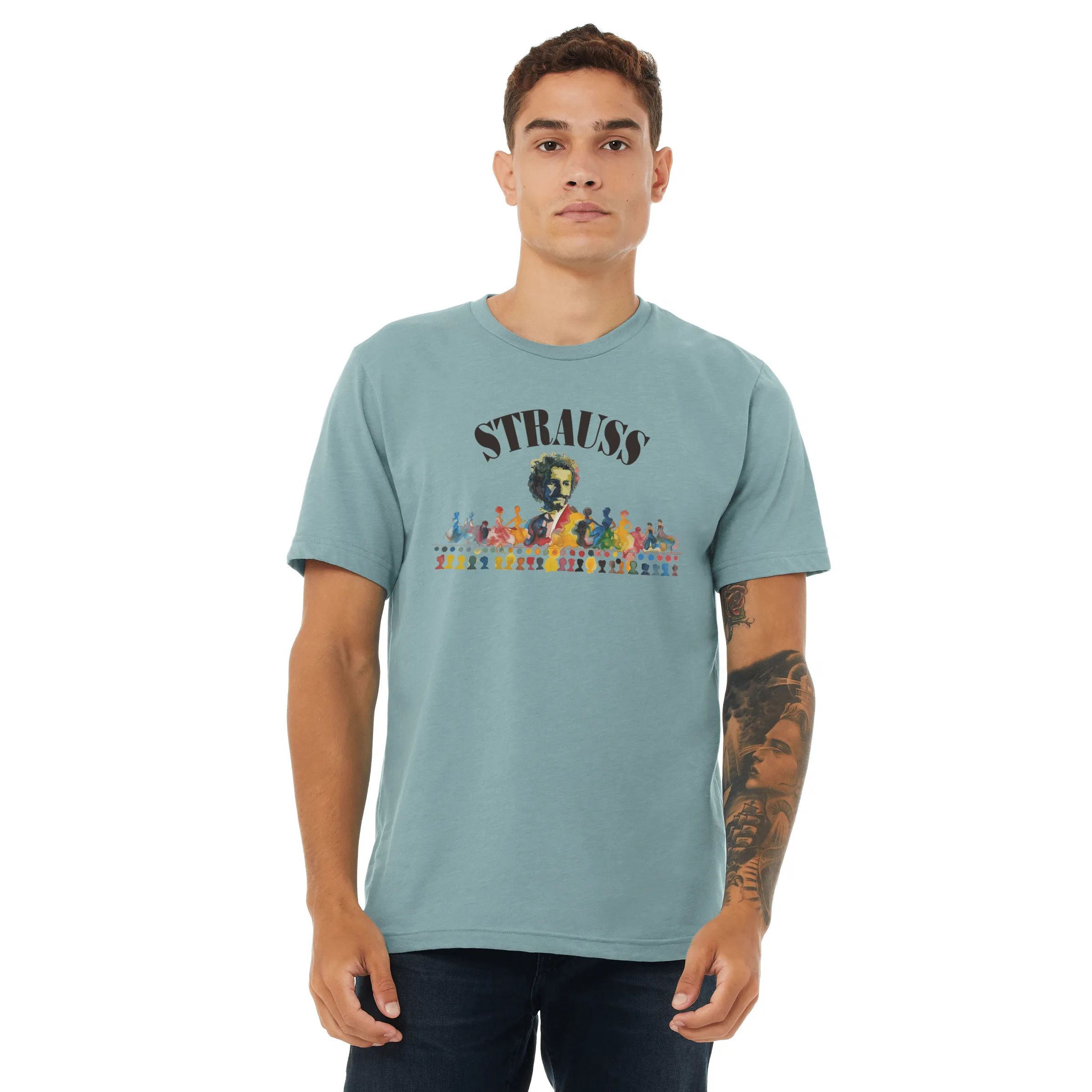 Johann Strauss: Illustrated T-Shirt
