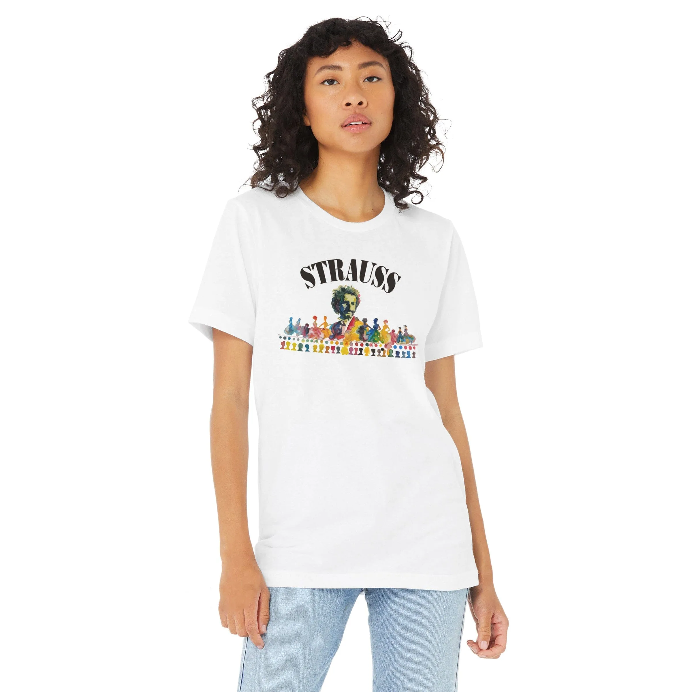 Johann Strauss: Illustrated T-Shirt