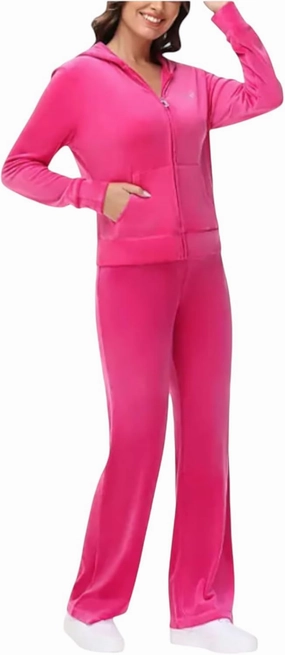 Juicy Couture Women's Bling Velour Hoodie
