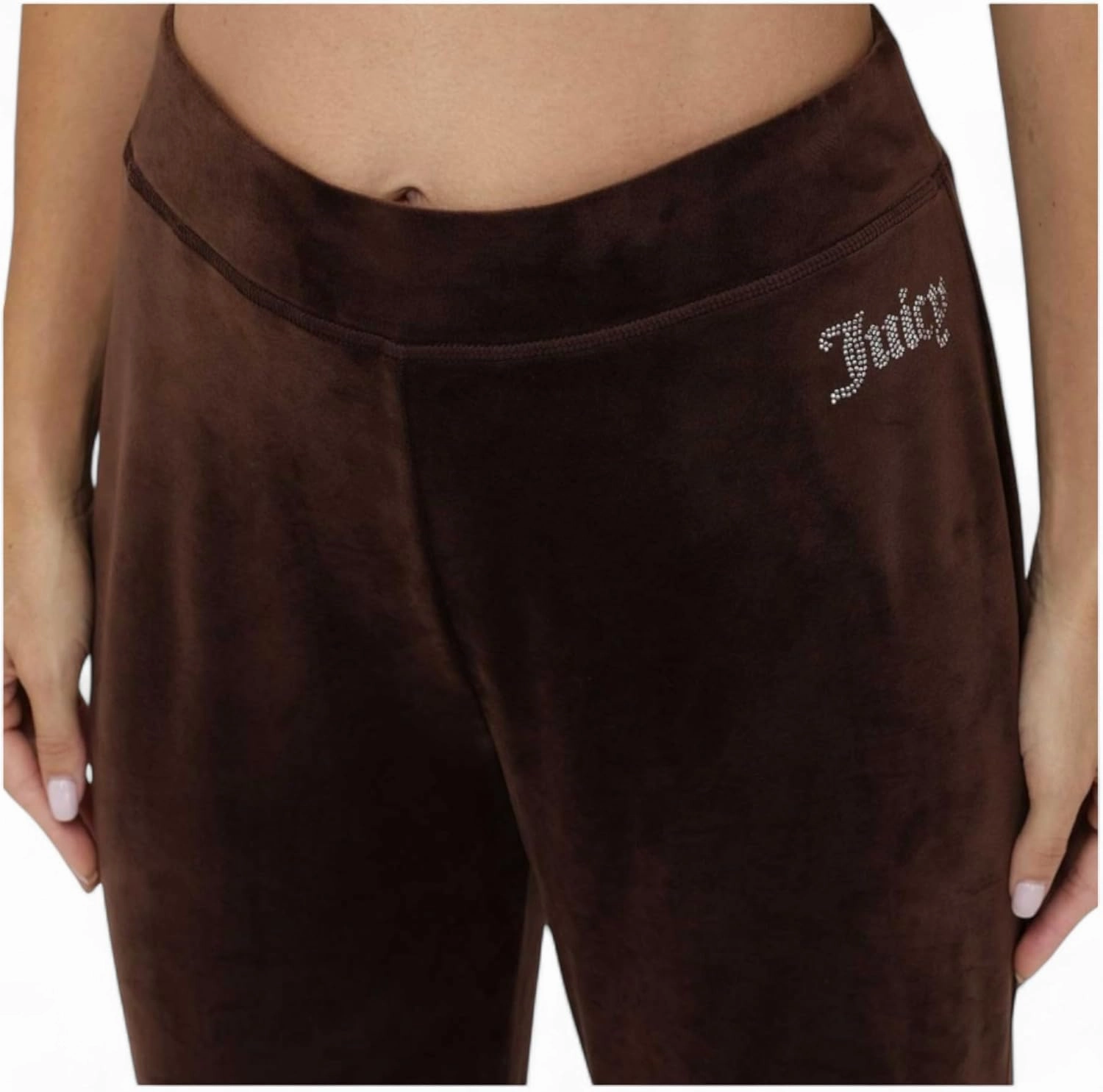 Juicy Couture Women's Bling Velour Track Pants