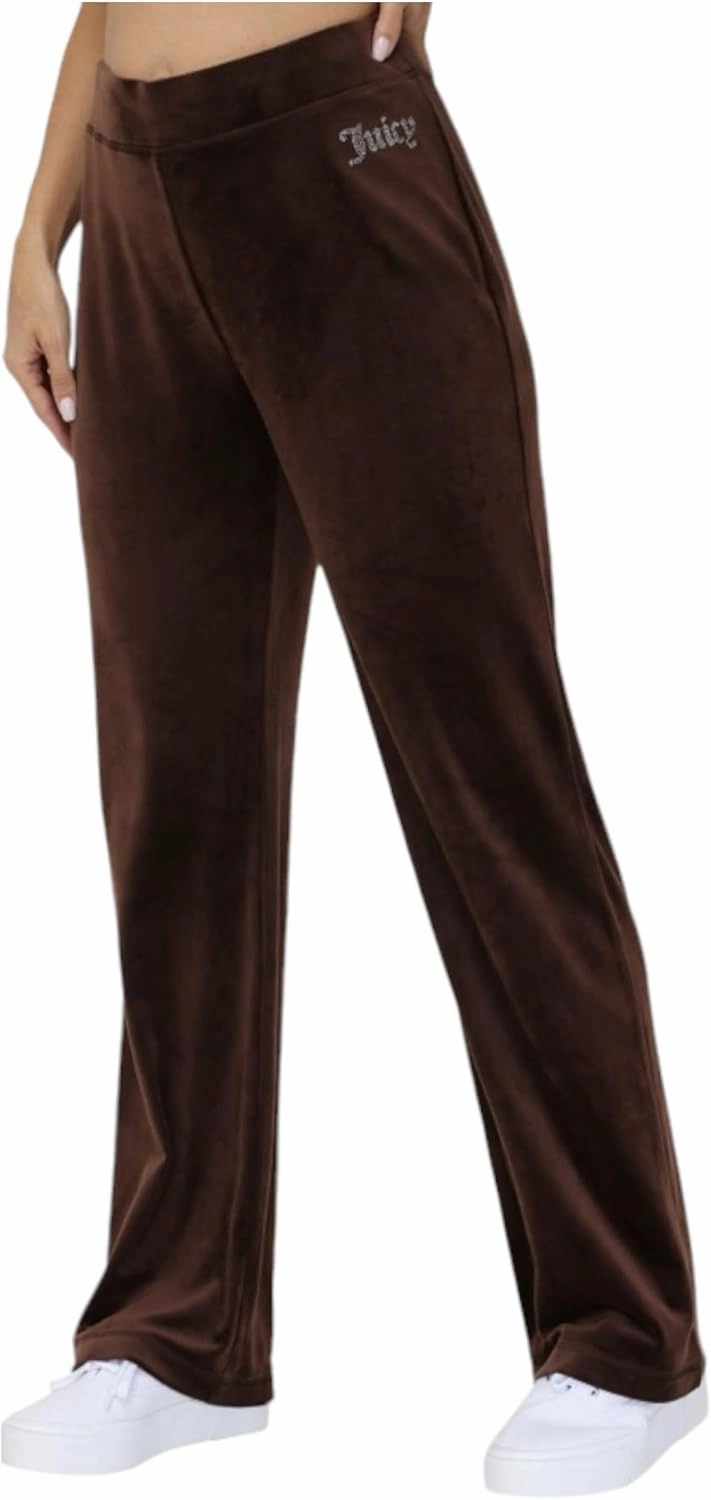 Juicy Couture Women's Bling Velour Track Pants