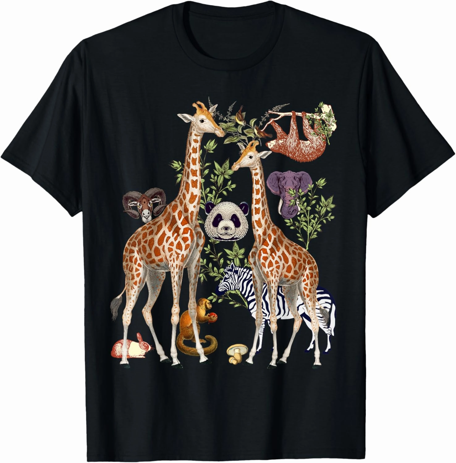 Jungle Animal Wildlife Safari Zoo Theme Wild Animals Forest T-Shirt