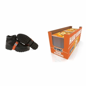 K1 Mid-Sole Ice Cleats - Rotatable Traction Aids for Indoor/Outdoors, Driving, Climbing in Winter & HotHands Hand Warmers - Long Lasting Natural Odorless Air Activated Warmers