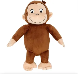 KIDS PREFERRED Curious George Monkey Stuffed Animal Plush Toys Soft Cutest Cuddle Plushie Gifts for Baby and Toddler Boys and Girls - 12 Inches
