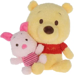 KIDS PREFERRED Disney Baby Winnie The Pooh Plush with Little Piglet Cuteeze Collectible Plush Stuffed Animal, Winnie The Pooh Stuffed Animal Baby Toy