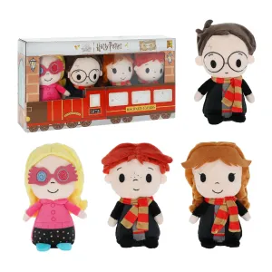 KIDS PREFERRED Harry Potter Toys - Ron Weasley, Hermione Granger, Luna Lovegood Plush Set, Hogwarts Stuffed Animal Collection