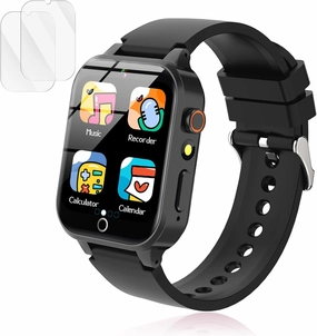 Kids Games Watch, with 26 Puzzle Games, Touch Screen, HD Camera, Alarm Clock, Toys for Ages 4-12 Years Old.Birthday Gift for Boys Girls (Black)