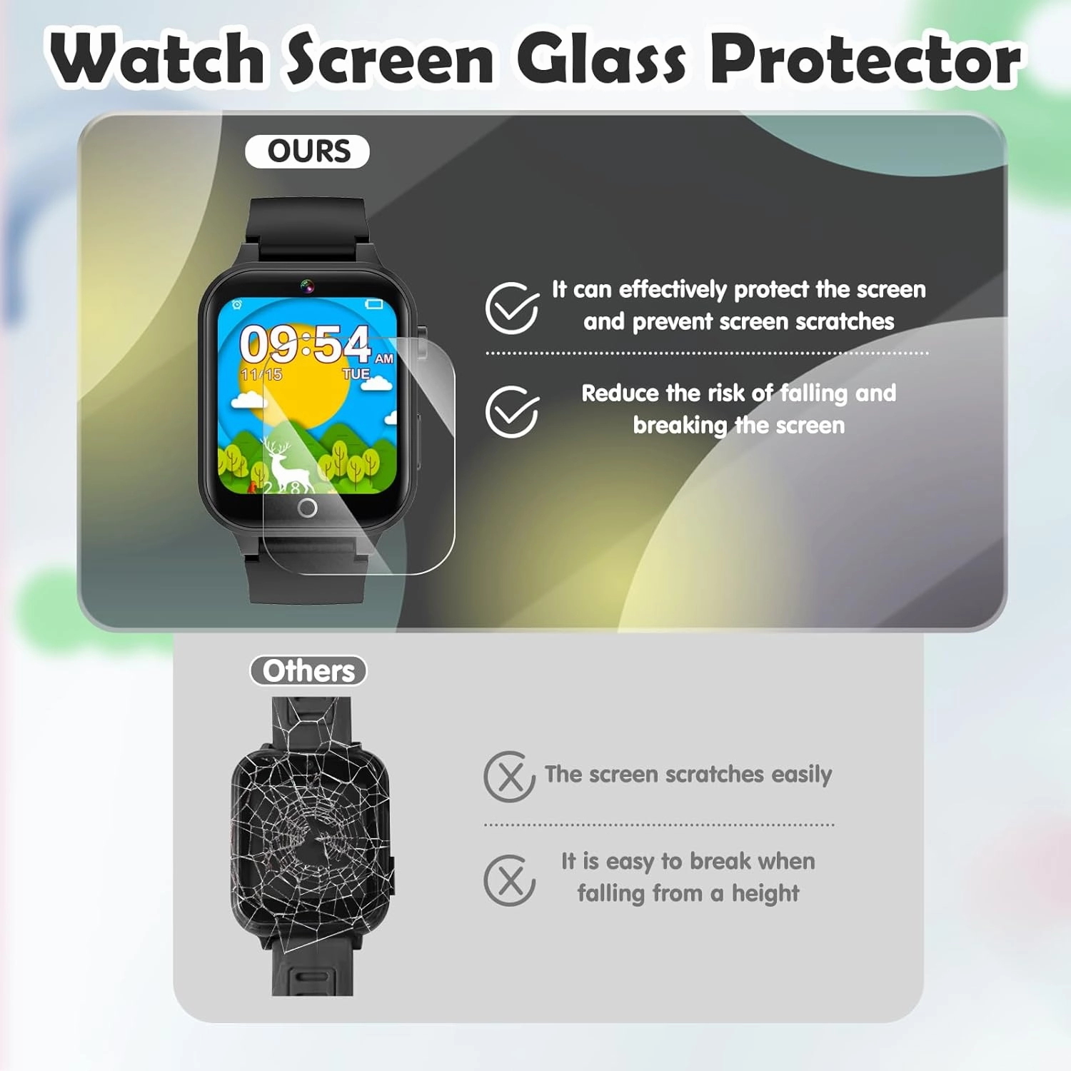 Kids Games Watch, with 26 Puzzle Games, Touch Screen, HD Camera, Alarm Clock, Toys for Ages 4-12 Years Old.Birthday Gift for Boys Girls (Black)