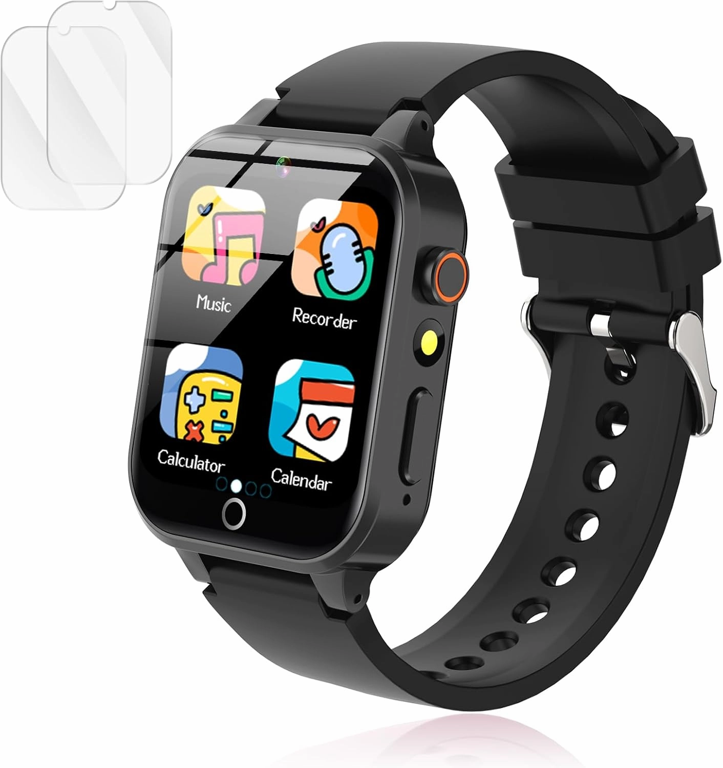 Kids Games Watch, with 26 Puzzle Games, Touch Screen, HD Camera, Alarm Clock, Toys for Ages 4-12 Years Old.Birthday Gift for Boys Girls (Black)