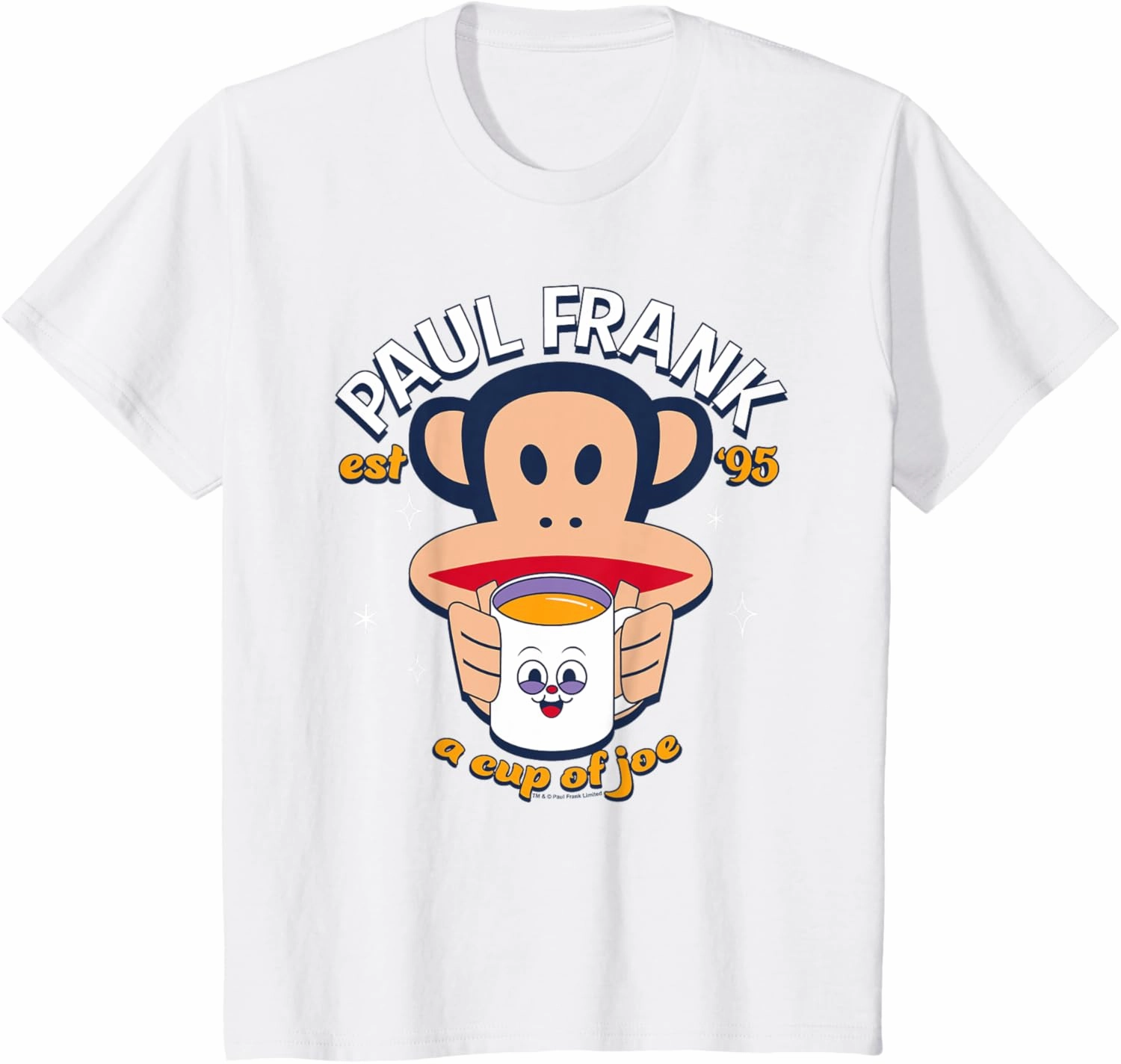 Kids Paul Frank A Cup Of Joe Coffee Julius Monkey Kids T-Shirt
