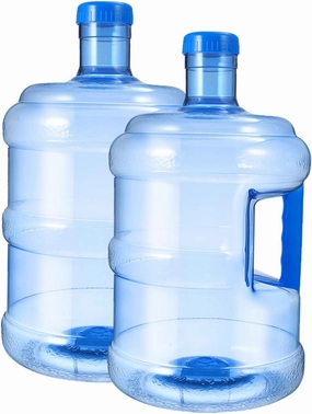Kisangel 2pcs Camping Hiking Water Storage Tank Large Outdoor Water Container Handle