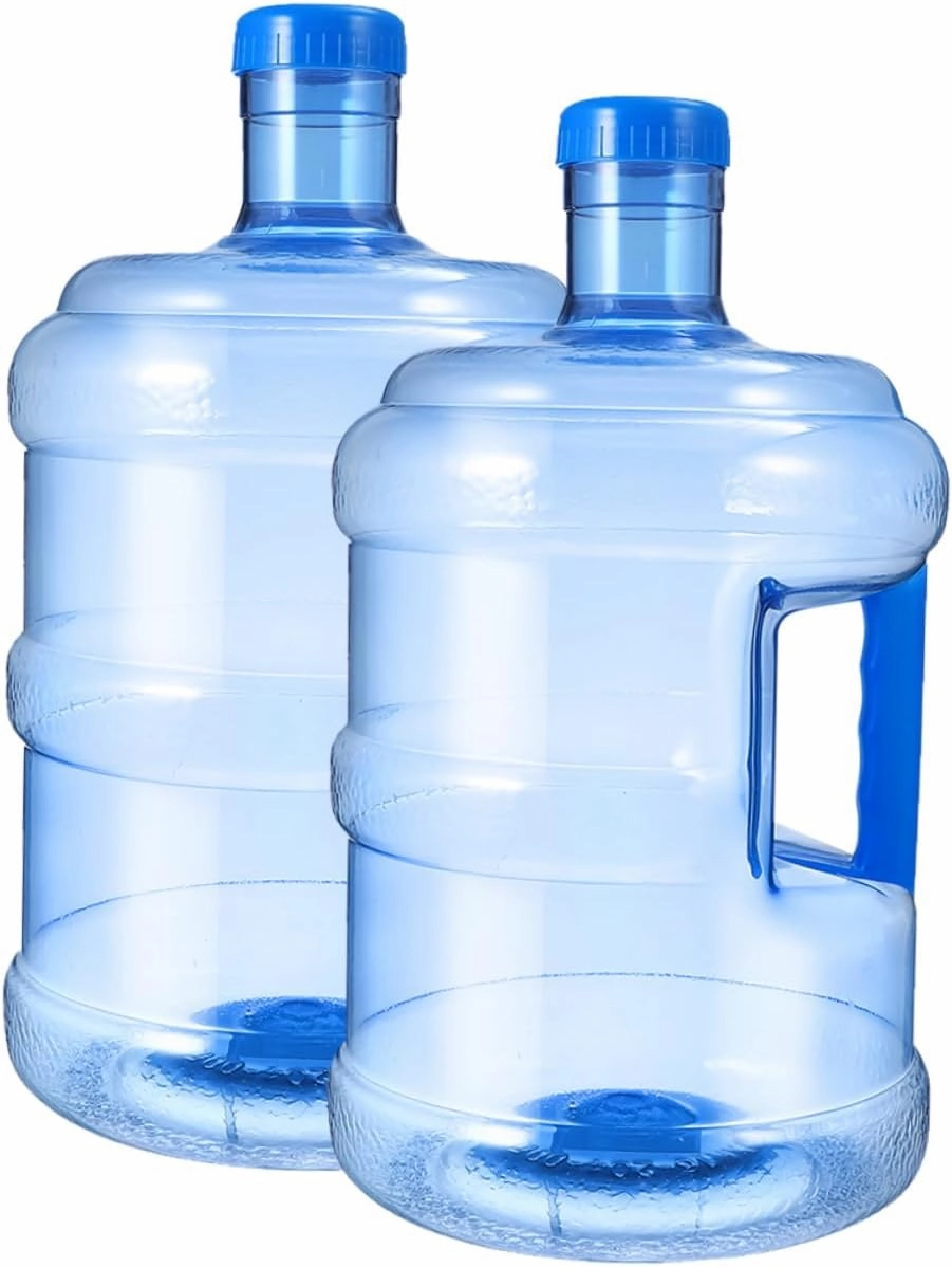 Kisangel 2pcs Camping Hiking Water Storage Tank Large Outdoor Water Container Handle