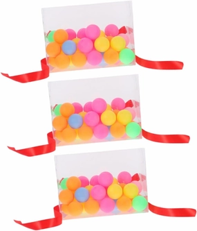 Kisangel 3 Sets Twerking Pong Game Interactive Shaking Ball for Parties and Family Gatherings Includes Box Pong Balls and Belts for Active Fun