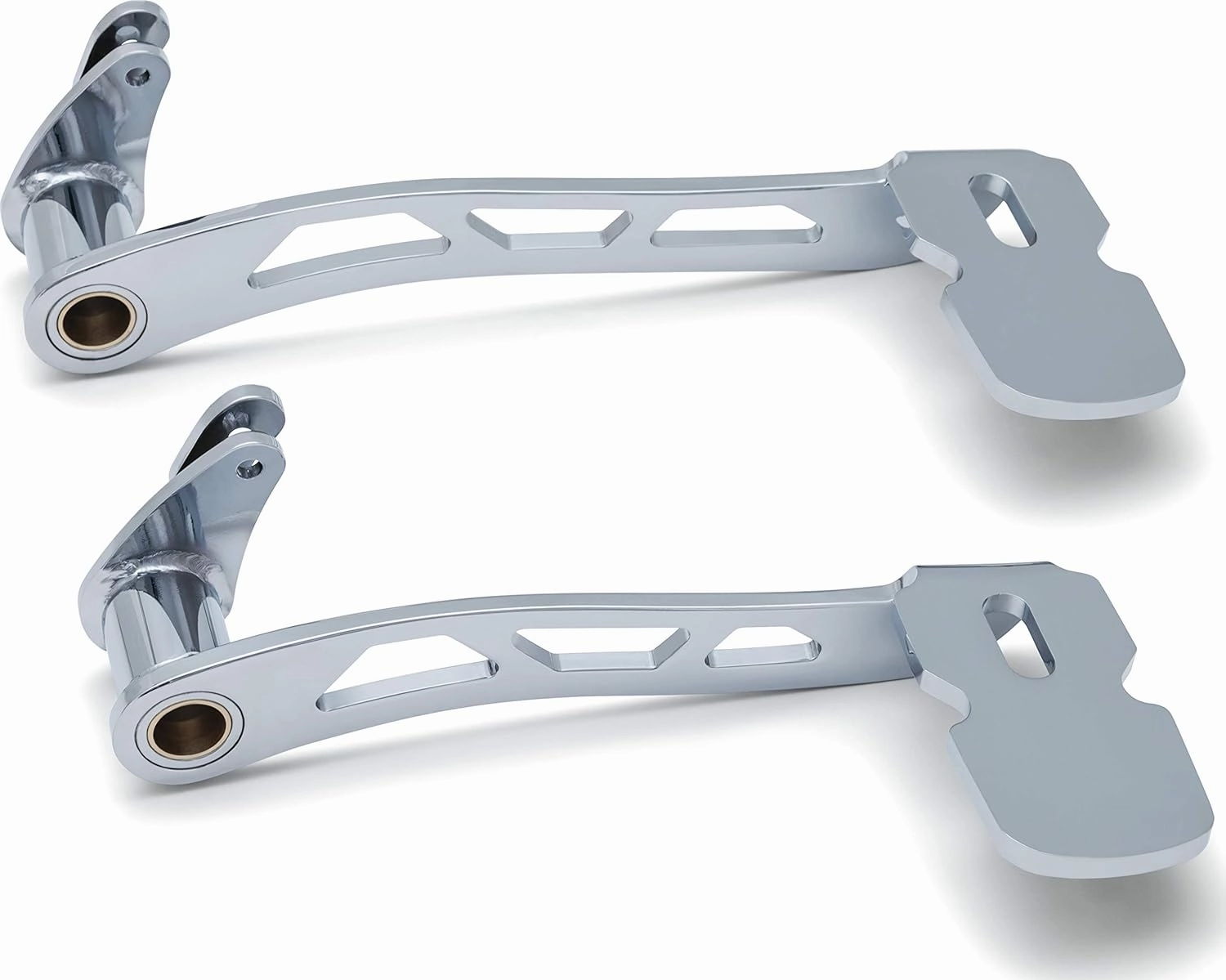 Kuryakyn 9642 Motorcycle Foot Control: Girder Extended Brake Pedal for 2014-19 Harley-Davidson Touring & Trike Motorcycles Without Fairing Lowers, Chrome