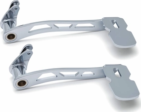 Kuryakyn 9642 Motorcycle Foot Control: Girder Extended Brake Pedal for 2014-19 Harley-Davidson Touring & Trike Motorcycles Without Fairing Lowers, Chrome