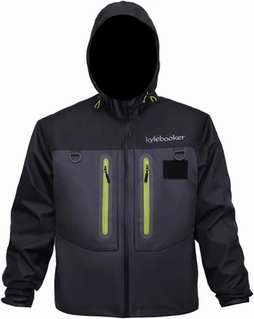 Kylebooker Fly Fishing Wading Jacket Outdoor Activities Waterproof Wader Jackets for Men and Women