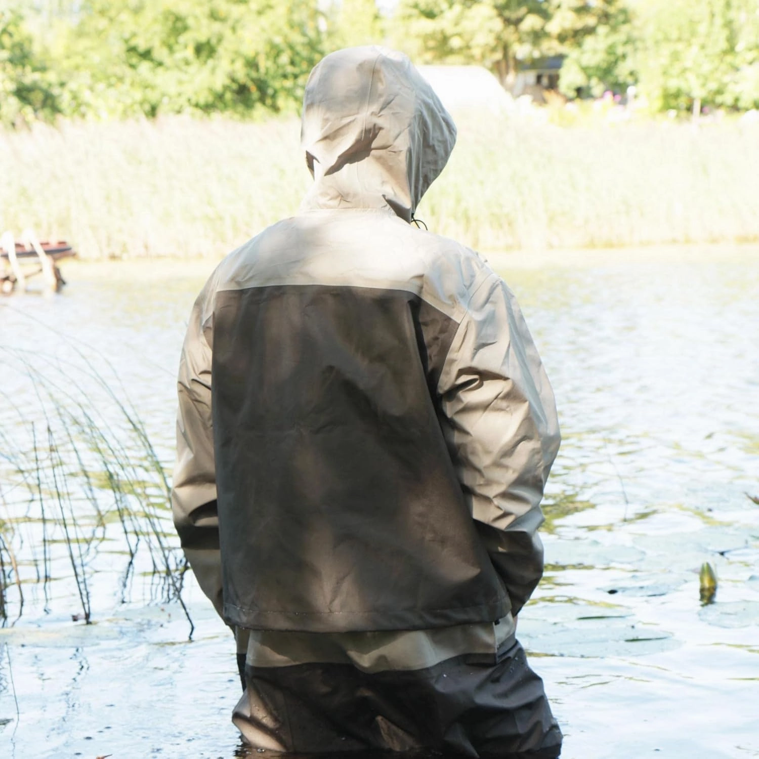Kylebooker Fly Fishing Wading Jacket Outdoor Activities Waterproof Wader Jackets for Men and Women