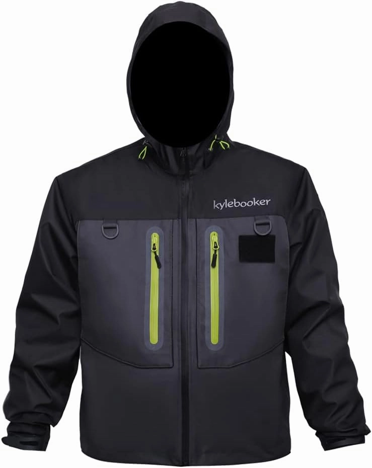 Kylebooker Fly Fishing Wading Jacket Outdoor Activities Waterproof Wader Jackets for Men and Women