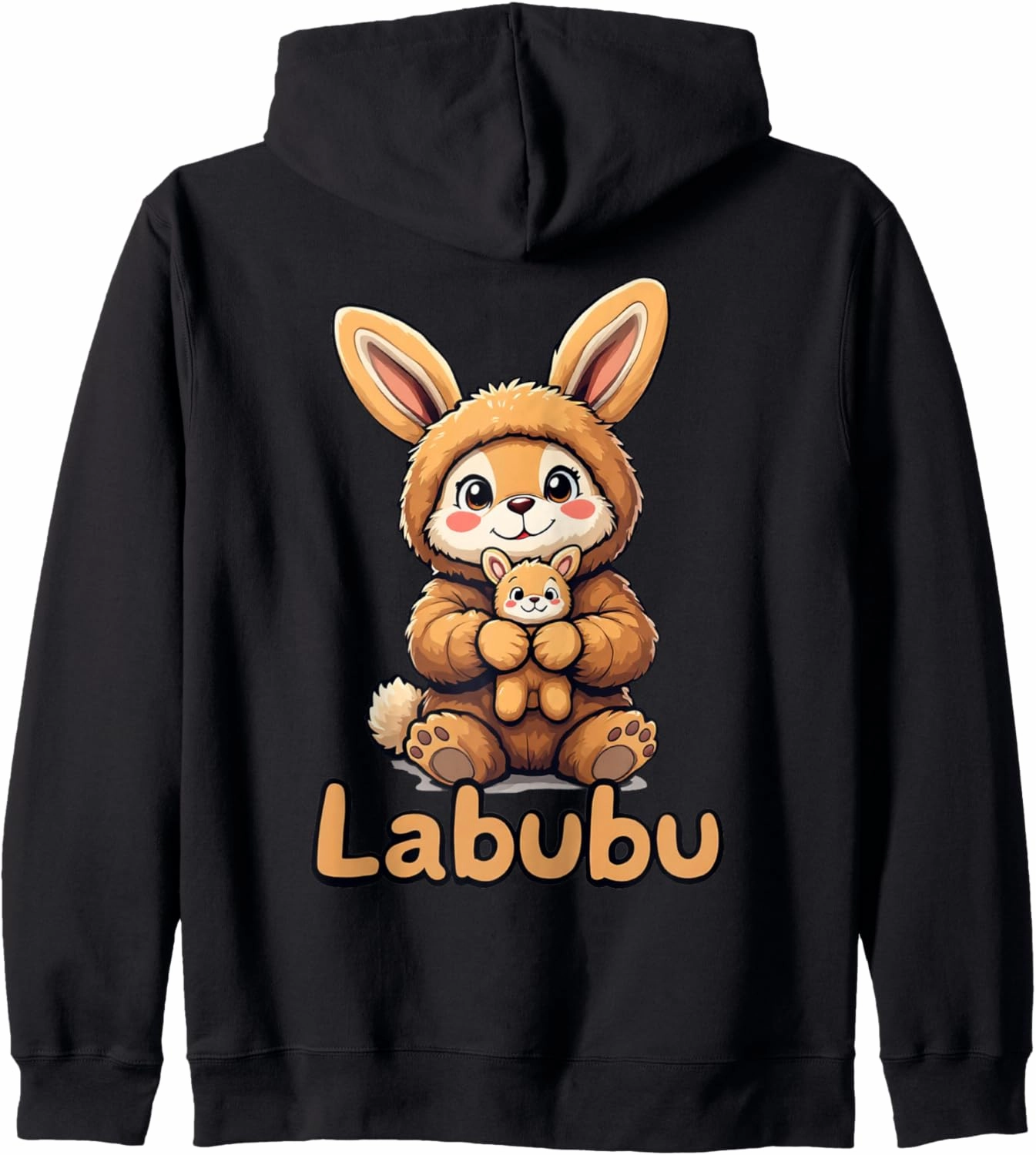 Labubu Adorable Bunny Companion Labubu Zip Hoodie