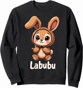 Labubu Cute Brown Bunny Monster Sweatshirt