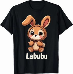 Labubu Cute Brown Bunny Monster T-Shirt