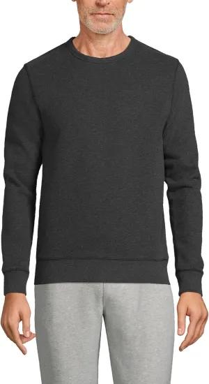 Lands' End Men's Serious Sweats French Terry Crewneck Sweatshirt