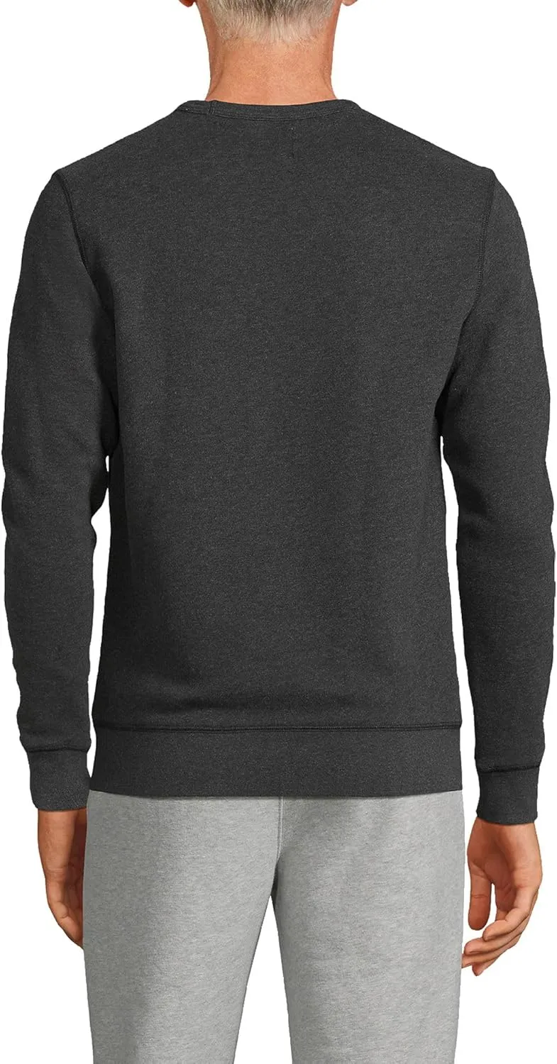 Lands' End Men's Serious Sweats French Terry Crewneck Sweatshirt