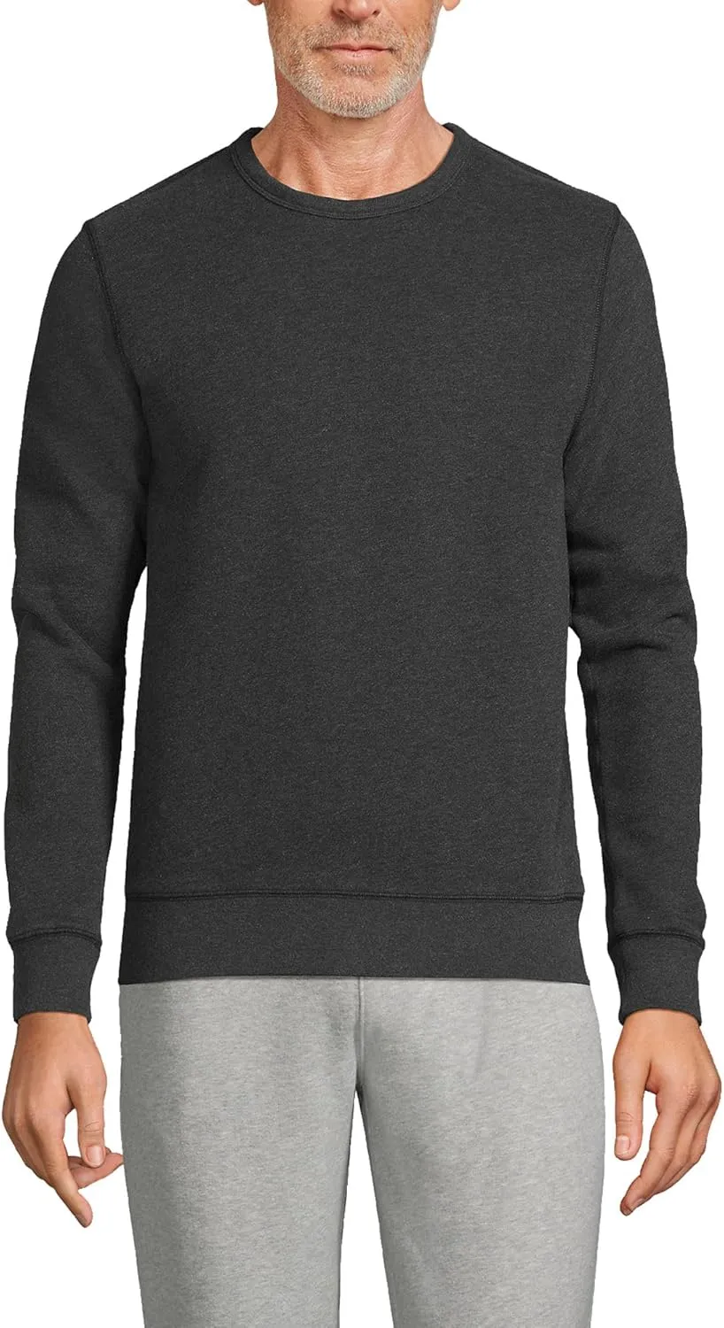 Lands' End Men's Serious Sweats French Terry Crewneck Sweatshirt