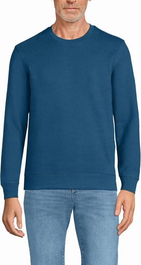 Lands' End Men's Serious Sweats French Terry Crewneck Sweatshirt