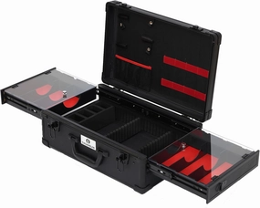 Large Barber Carrying Case, Hairdresser Tool Box Organizer Traveling Case, Portable Travel Barber Suitcase for Hair Stylist Pet Groomer Beauty Salon Makeup Artist