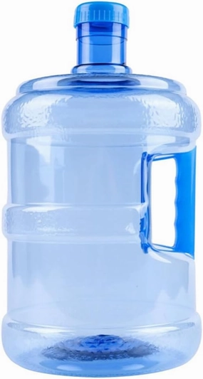Large Capacity Outdoor Water Bottle with Handle Portable Storage Jug for Camping Hiking and Travel Pet Water Container with Cap