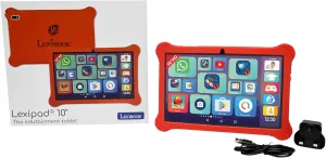LEXiBOOK, Lexipad® 10'' - Edutainment Tablet, Powered by Android™, Designed for The Whole Family, Educational and Fun Content, Parental Control, TLN10EN