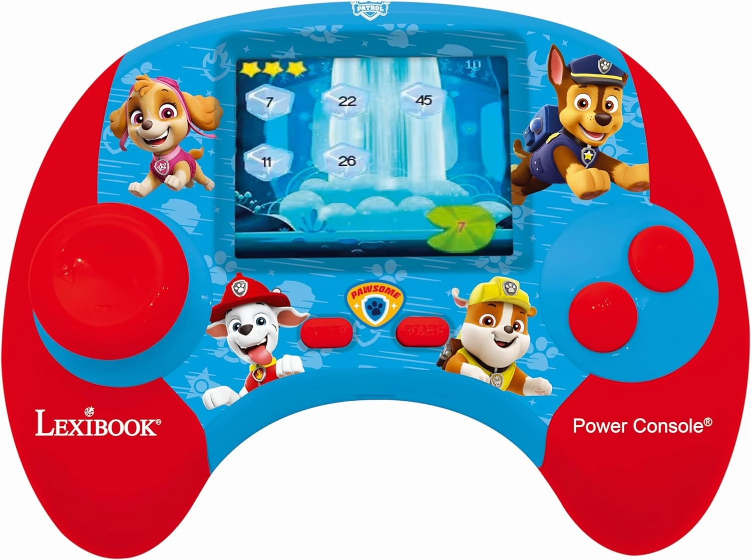 Lexibook, Paw Patrol Power Console - Educational Bilingual Game Console with 100 Activities in English/Spanish, JCG100PAi2