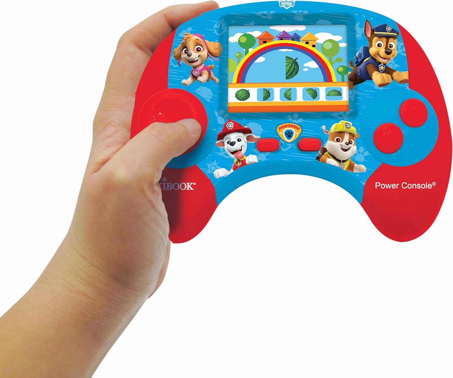 Lexibook, Paw Patrol Power Console - Educational Bilingual Game Console with 100 Activities in English/Spanish, JCG100PAi2
