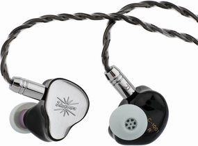 Linsoul Kiwi Ears KE4 in Ear Monitor, 2DD 2BA Hybrid Earphone, Gaming Earbuds, HiFi Wired IEM, with Detachable IEM Cable for Musician Audiophile (Silver)
