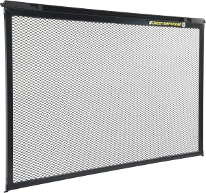 Lippert 28" Screen Defender RV Entry Door Protector Kit with Black Powder-Coated Aluminum for Pet Protection on Travel Trailers, 5th Wheel Campers and Motorhomes - 859793
