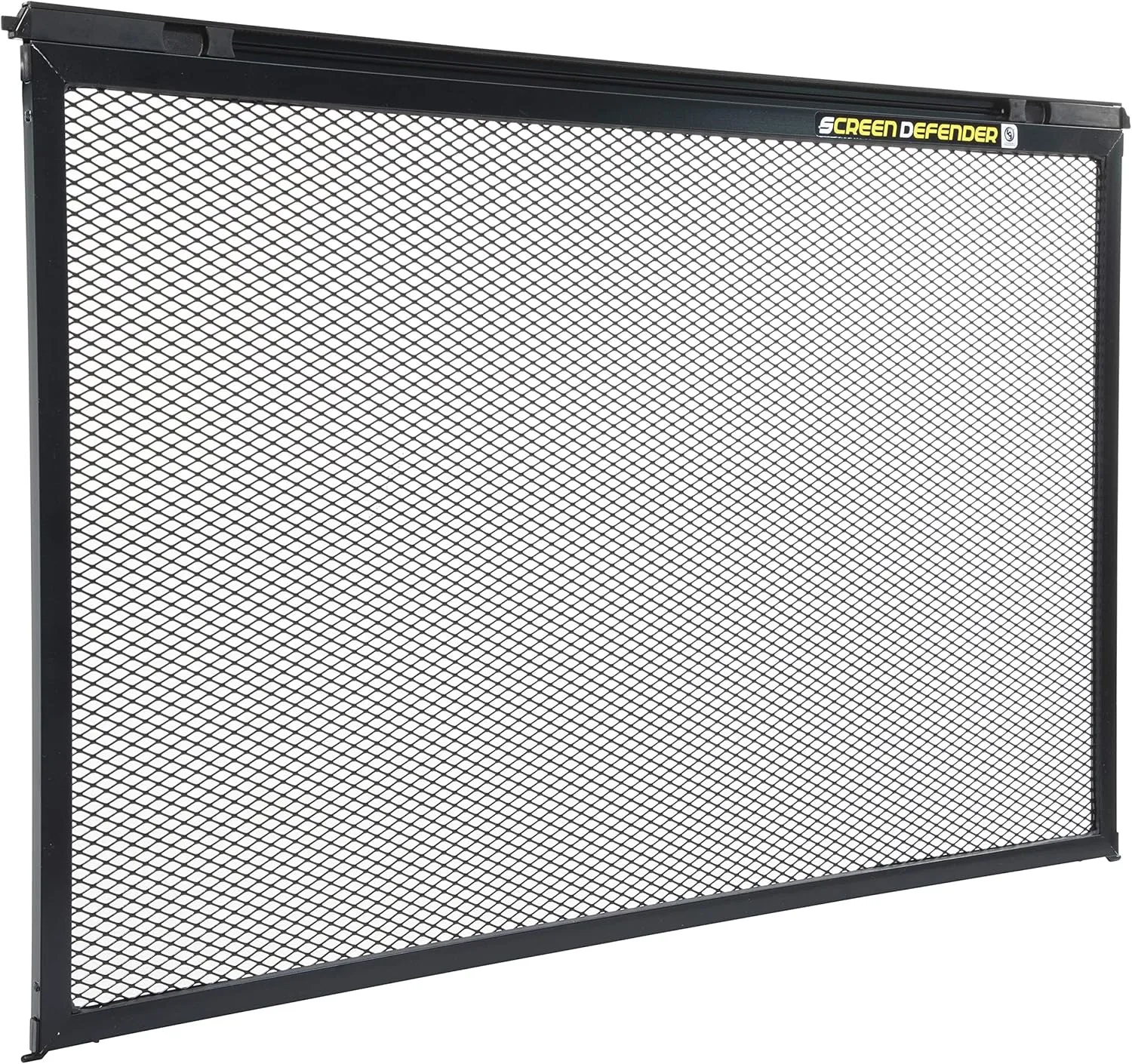 Lippert 28" Screen Defender RV Entry Door Protector Kit with Black Powder-Coated Aluminum for Pet Protection on Travel Trailers, 5th Wheel Campers and Motorhomes - 859793