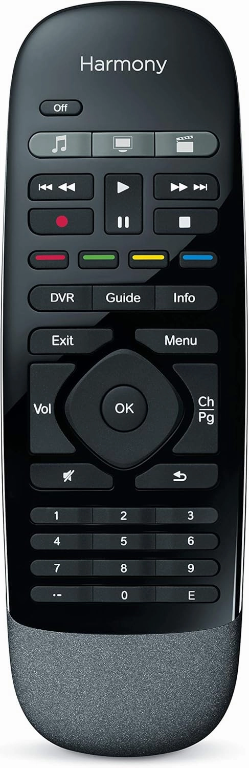 Logitech Harmony Smart Control with Smartphone App and Simple All in One Remote - Black
