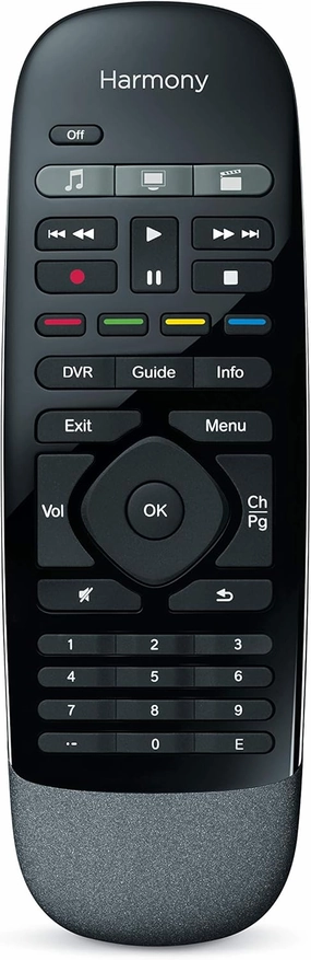 Logitech Harmony Smart Control with Smartphone App and Simple All in One Remote - Black