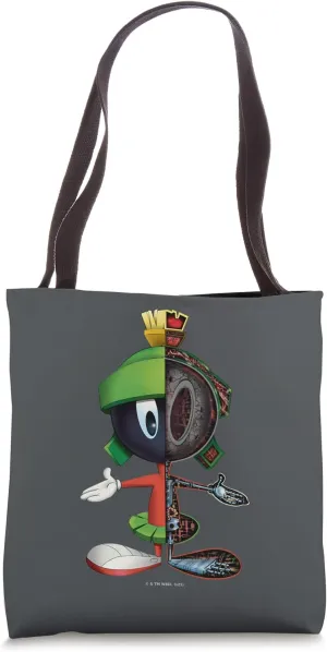 Looney Tunes Marvin Martian Half Skeleton Tote Bag