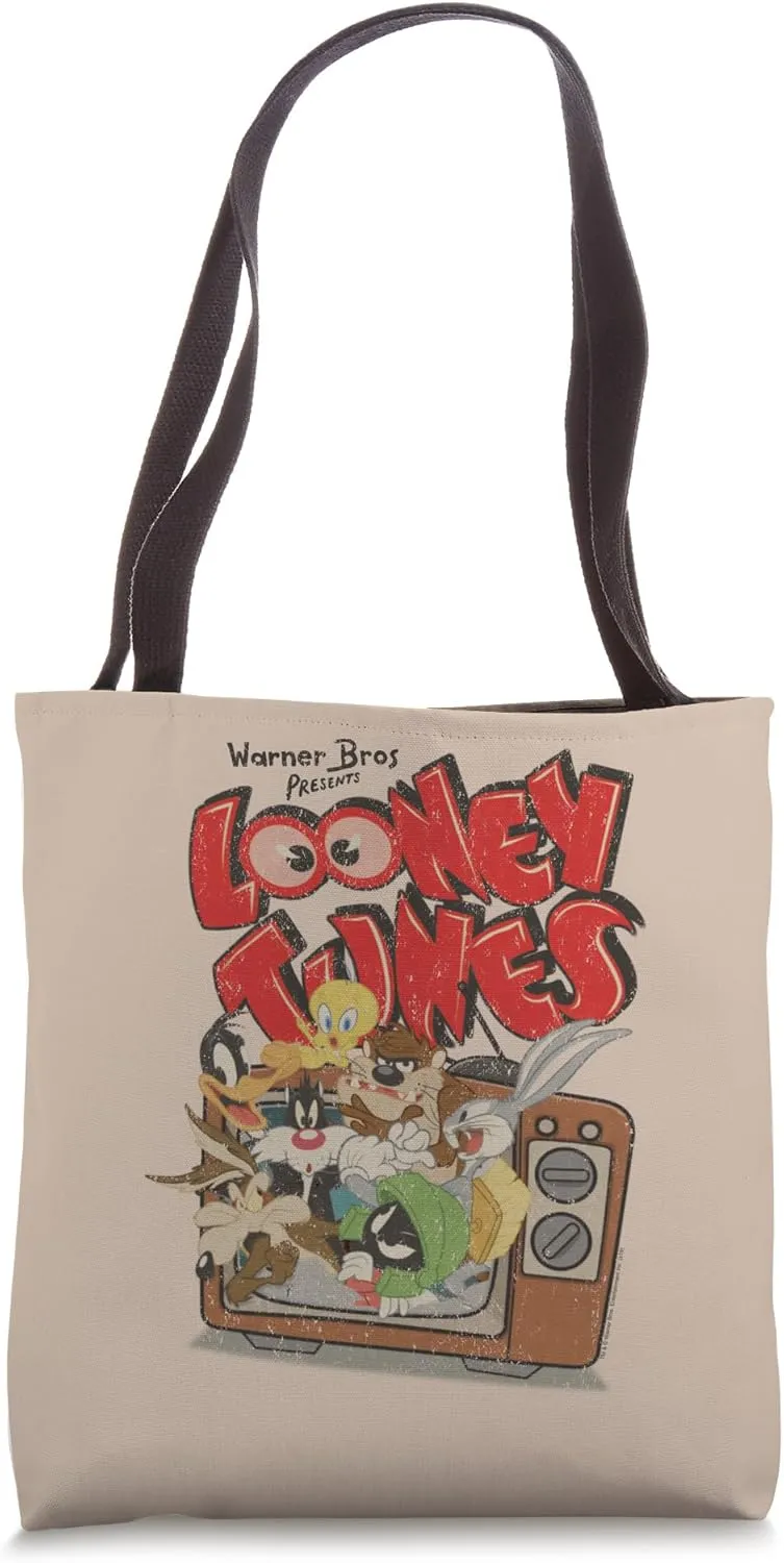 Looney Tunes Saturday Mornings Tote Bag