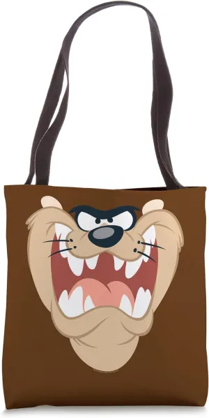 Looney Tunes Taz Face Tote Bag