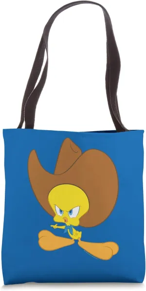 Looney Tunes Tweety Bird Cowboy Hat Tote Bag