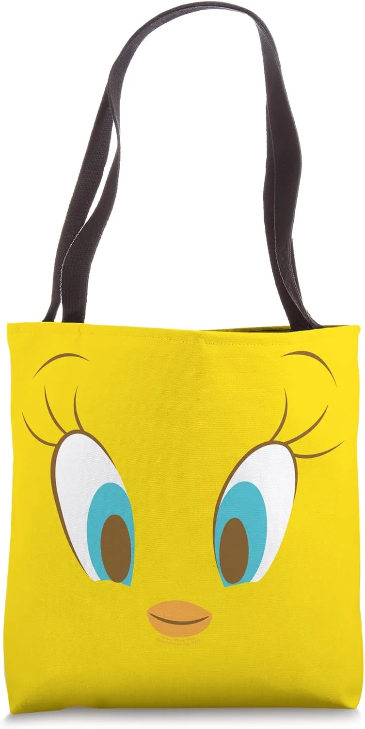 Looney Tunes Tweety Head Tote Bag