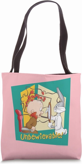 Looney Tunes Bugs and Elmer Unbewievable Tote Bag
