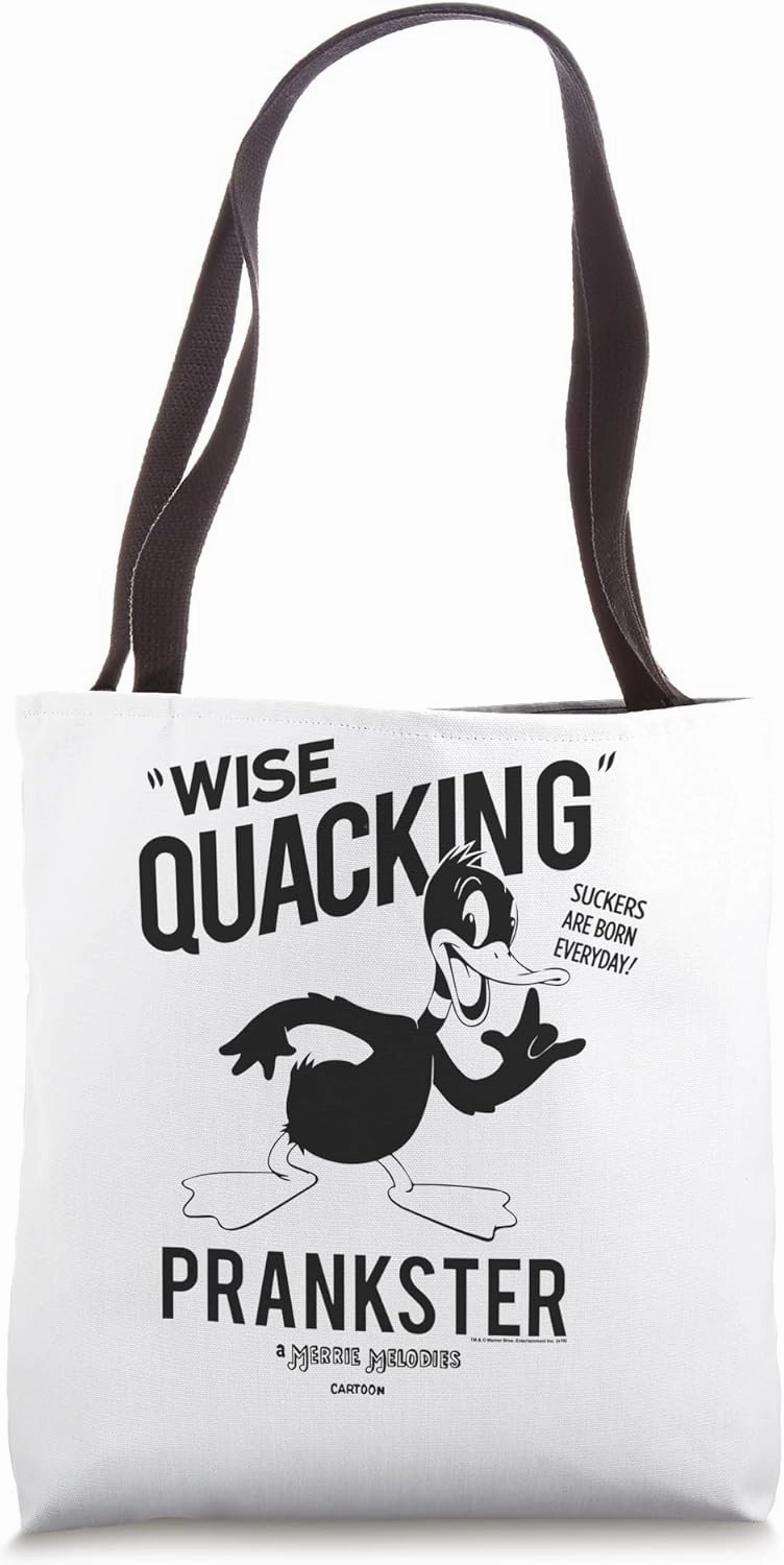 Looney Tunes Daffy Duck Wise Quacking Tote Bag