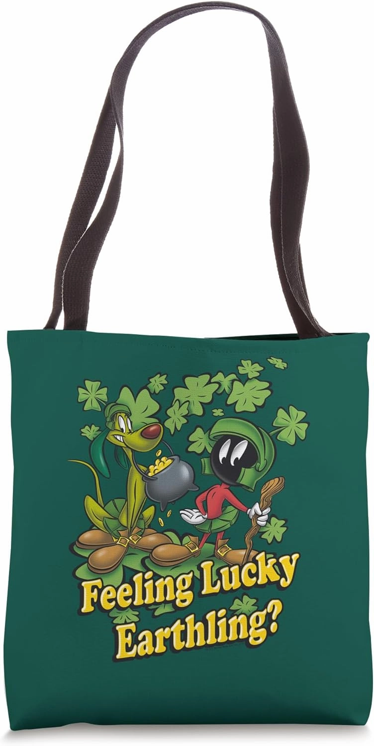 Looney Tunes Marvin The Martian Feeling Lucky Tote Bag
