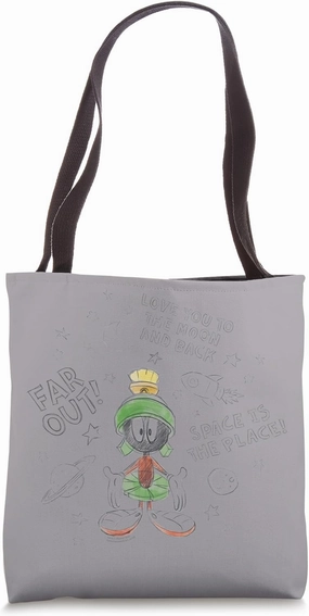 Looney Tunes Marvin The Martian Moon & Back Tote Bag