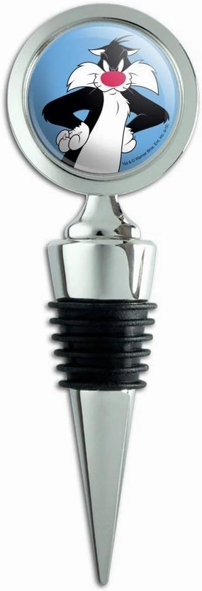 Looney Tunes Sylvester Wine Bottle Stopper